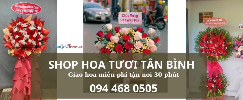 Shop hoa tươi quận Tân Bình